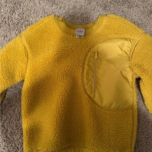 Hanna Anderson fleece sweatshirt/sweater size 6-7 new